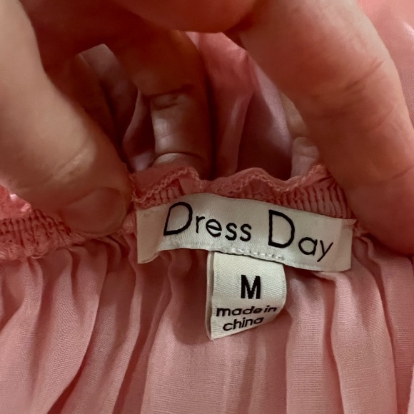 Peach maxi dress size M - Picture 8 of 9